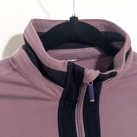 Lululemon Sz 6 Define Full Zip Purple Black Jacket Athleisure Casual Activewear - Picture 4 of 7